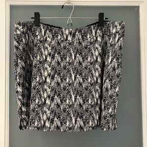 Tranquility by Colorado Clothing Women's Black and White Design Skort